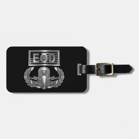 EOD Explosive Ordnance Disposal Gepäckanhänger (Vorderseite horizontal)