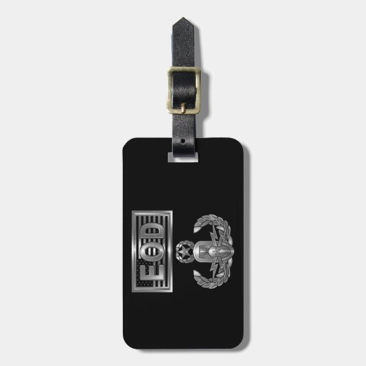 EOD Explosive Ordnance Disposal Gepäckanhänger (Vorderseite vertikal)