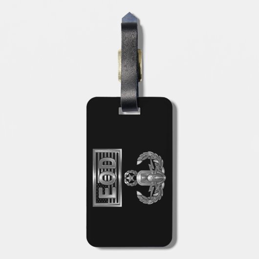 EOD Explosive Ordnance Disposal Gepäckanhänger (Rückseite vertikal)