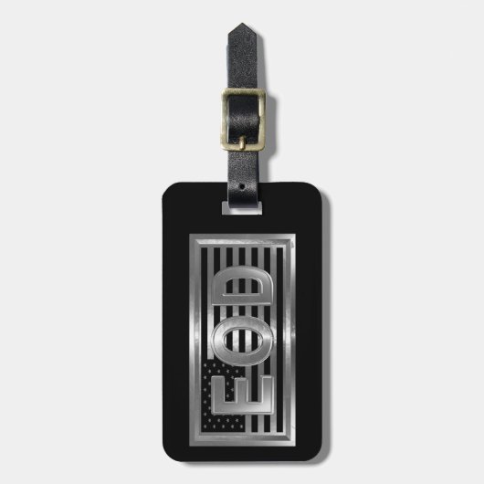 EOD Explosive Ordnance Disposal Gepäckanhänger (Vorderseite vertikal)