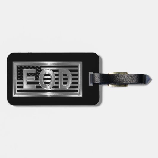 EOD Explosive Ordnance Disposal Gepäckanhänger (Rückseite horizontal)