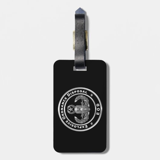 EOD Explosive Ordnance Disposal Gepäckanhänger (Rückseite vertikal)