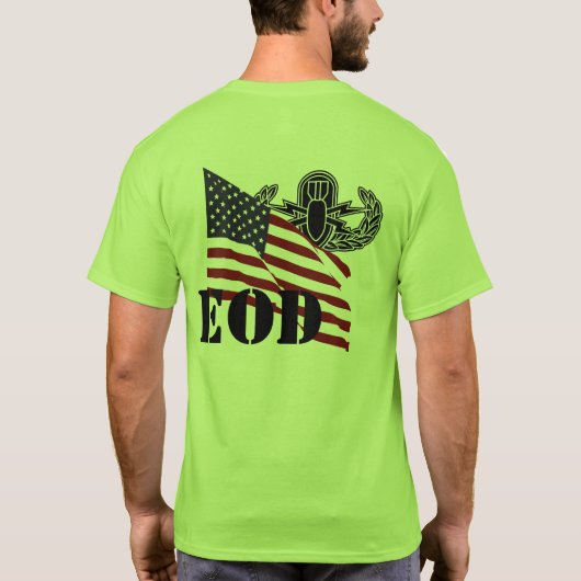 Eod-Flagge T-Shirt (Rückseite)
