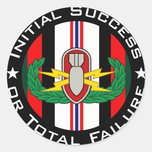 EOD in der Farbe OEF ISoTF Runder Aufkleber (Vorderseite)