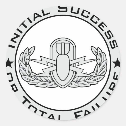 EOD ISoTF Runder Aufkleber (Vorderseite)