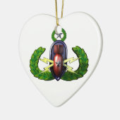 Eod-Krabbe/Schneeflocke Verzierung Keramik Ornament (Links)