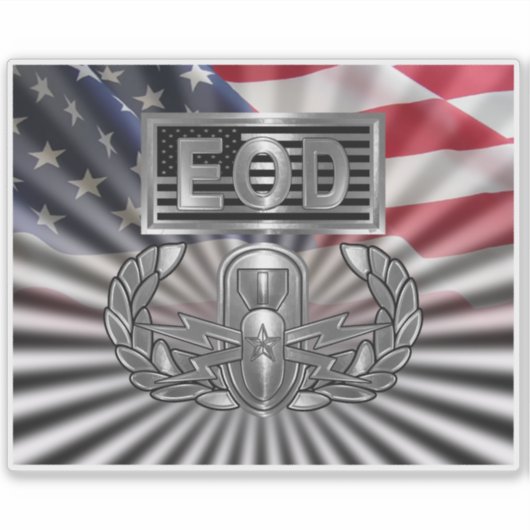 EOD Master Blaster Aufkleber (Vorderseite)