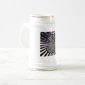 „EOD Master Blaster“ Gedenkgeschenk Bierglas (Vorderseite Links)