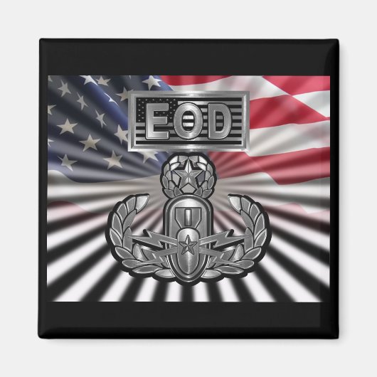 „EOD Master Blaster“ Gedenkgeschenk Magnet (Vorne)