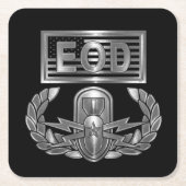 EOD "MASTER BLASTER" RECHTECKIGER PAPPUNTERSETZER (Vorderseite)