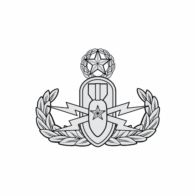 EOD Master Freistehende Fotoskulptur (Vorne)