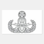 EOD Master Rechteckiger Aufkleber (Vorderseite)