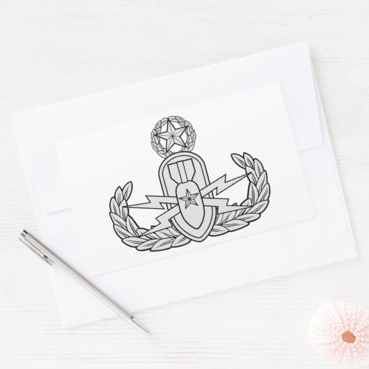 EOD Master Rechteckiger Aufkleber (Umschlag)