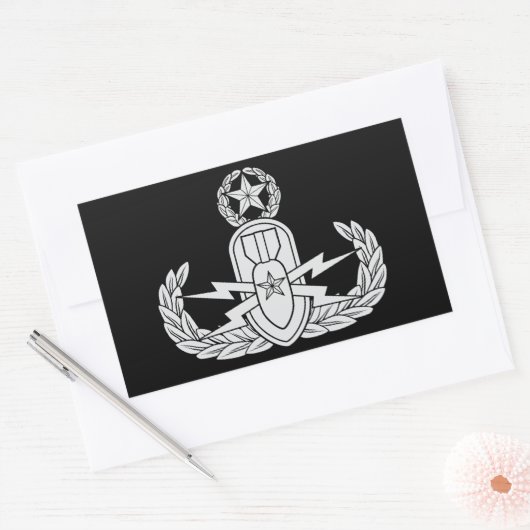 EOD Master Rechteckiger Aufkleber (Umschlag)