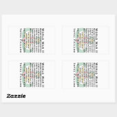 EOD Master WWII Rechteckiger Aufkleber (Blatt)