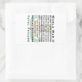 EOD Master WWII Rechteckiger Aufkleber (Tasche)