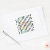 EOD Master WWII Rechteckiger Aufkleber (Umschlag)