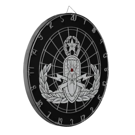 Eod-Meister Dartscheibe (Vorderseite Links)