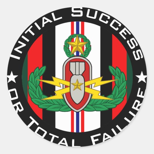 Eod-Meister in der Farbe OEF ISoTF Runder Aufkleber (Vorderseite)