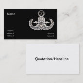 Eod-Meister Visitenkarte (Vorne/Hinten)