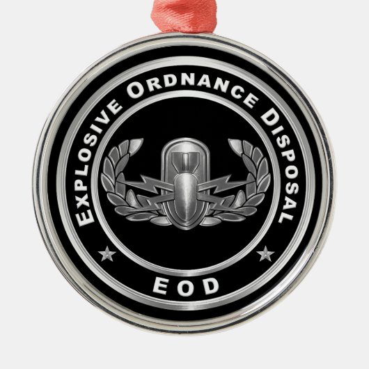 EOD ORNAMENT AUS METALL (Vorne)