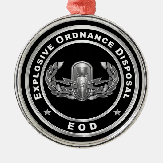 EOD ORNAMENT AUS METALL (Vorne)