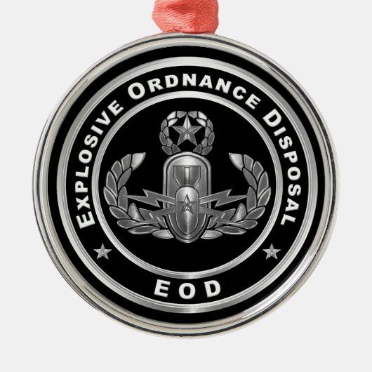 EOD ORNAMENT AUS METALL (Vorne)