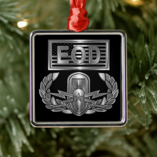 EOD ORNAMENT AUS METALL