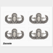 EOD RECHTECKIGER AUFKLEBER (Blatt)