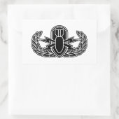 EOD-Schablone Rechteckiger Aufkleber (Tasche)