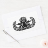 EOD-Schablone Rechteckiger Aufkleber (Umschlag)