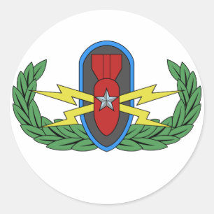 EOD Senior Abzeichen Stickers