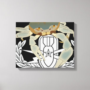 EOD Senior Crab Leinwanddruck