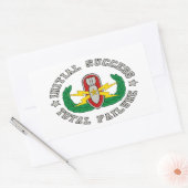 EOD Senior in color ISTF Rechteckiger Aufkleber (Umschlag)