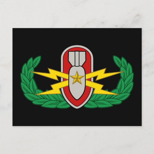 EOD Senior in Farbe Postkarte (Vorderseite)