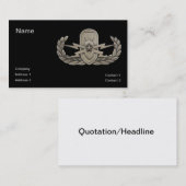 Eod-Senior Visitenkarte (Vorne/Hinten)