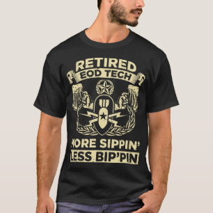 EOD Tech Sprengkörper Entsorgung Maste T-Shirt