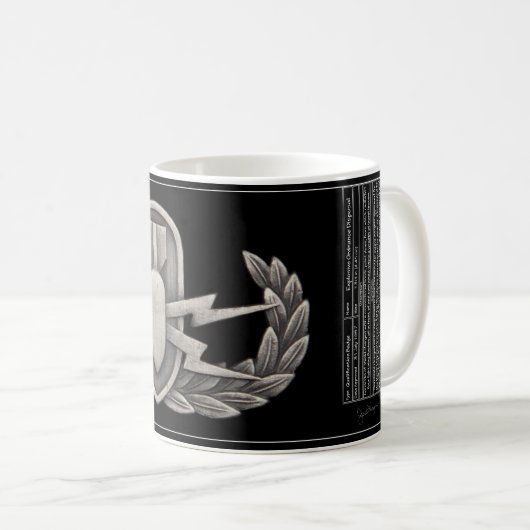 EOD Technicals Kaffeetasse (VorderseiteRechts)