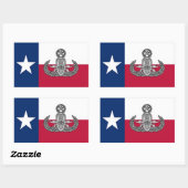 EOD TX RECHTECKIGER AUFKLEBER (Blatt)