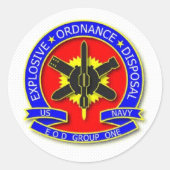 EODGRU1 RUNDER AUFKLEBER (Vorderseite)