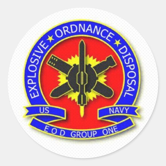 EODGRU1 RUNDER AUFKLEBER (Vorderseite)