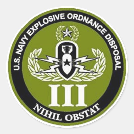 EODMU3 RUNDER AUFKLEBER (Vorderseite)