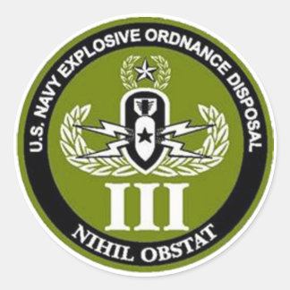 EODMU3 RUNDER AUFKLEBER