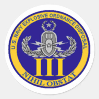 EODMU3 RUNDER AUFKLEBER