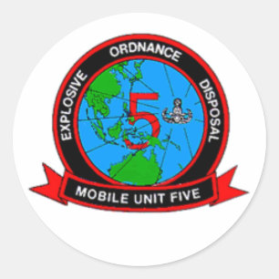 EODMU5 RUNDER AUFKLEBER