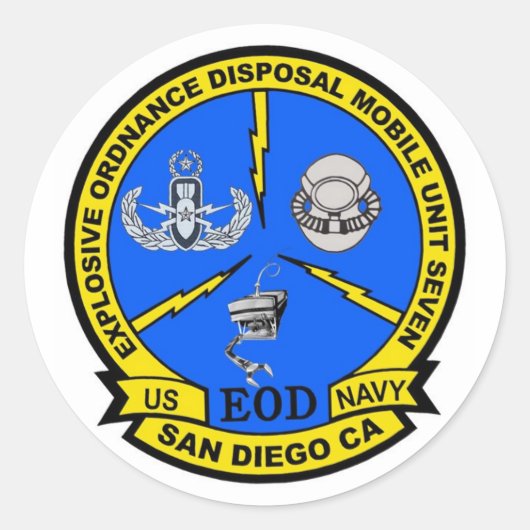 EODMU7 Ver 2 Runder Aufkleber (Vorderseite)