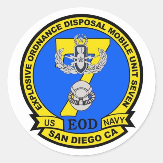 EODMU7 Ver 3 Runder Aufkleber (Vorderseite)