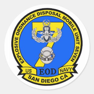 EODMU7 Ver 3 Runder Aufkleber