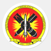 EODTEU1 RUNDER AUFKLEBER (Vorderseite)