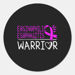 Eoe - Eosinophile Ösophagitis Aufklärung T Shirt Runder Aufkleber